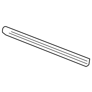 2005 Lincoln Aviator Weather Strip - 2C5Z-7821453-AA
