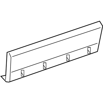 Lincoln Aviator Door Moldings - 2C5Z-7820879-CAPTM