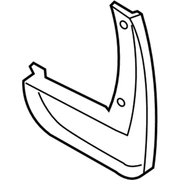 Ford 9A8Z-16A550-BB Mud Guard, Rear