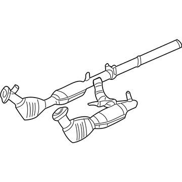 Ford E-250 Econoline Catalytic Converter - XC2Z-5E212-BA