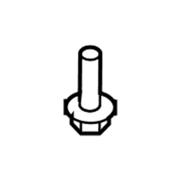 Ford -W708745-S439 Bracket Bolt, Rear