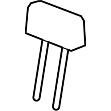 Ford DU5Z-78611A08-AA Headrest, Outer