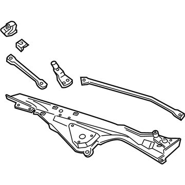 Mercury 8W7Z-17566-A Arm & Pivot Assembly