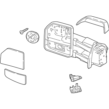 Ford LC3Z-17683-AB Mirror Assembly, Front Driver Side