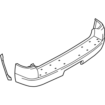 Ford Explorer Bumper - 3L2Z-17K835-AAA