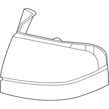 Ford BA1Z-13404-A Tail Lamp, Rear Passenger Side