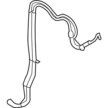 2004 Ford Excursion Power Steering Hose - 4C3Z-3A713-AA