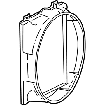 Mercury Fan Shroud - F87Z-8146-HA