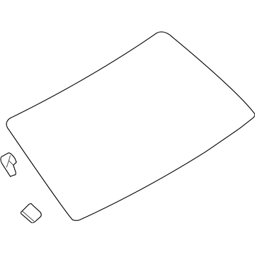 Ford 8S4Z-5442006-A Back Glass