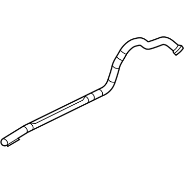 Ford BR3Z-5A212-D Exhaust Pipe, Driver Side