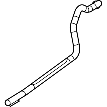 Ford BR3Z-5A212-B Exhaust Pipe, Passenger Side
