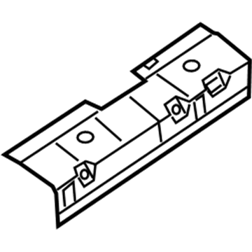 Ford F81Z-26513A16-AA Rear Side Rail, Outer Passenger Side