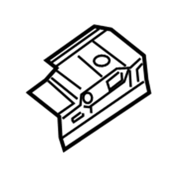 Ford 7C3Z-2551187-A Side Rail, Upper Driver Side