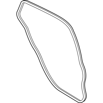 Ford M1PZ-78253A10-B Weatherstrip On Body, Passenger Side