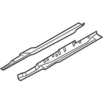Ford LX6Z-7810254-C Rail Reinforcement, Front Passenger Side