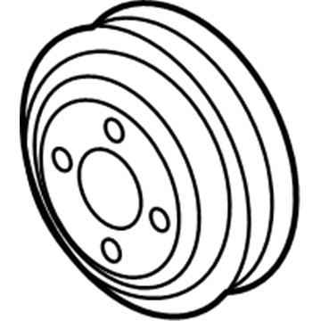 Lincoln Water Pump Pulley - ER3Z-8509-A