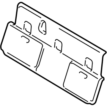 Ford 3L2Z-7840374-AAB Back Panel Trim