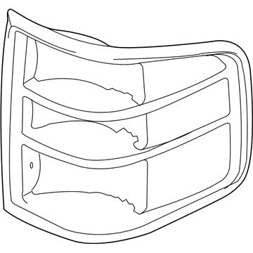 Ford 7L3Z-13404-BA Tail Lamp Assembly, Rear Passenger Side