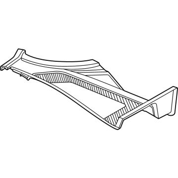 Ford PR3Z-13420-A Shield, Passenger Side, Rubber