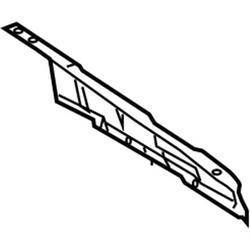 Ford F8AZ-5411251-AA Rear Extension, Driver Side