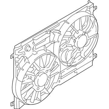 Ford EJ7Z-8C607-G Motor And Fan Assembly - Engine Cooling