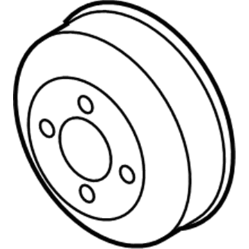Mercury Water Pump Pulley - XL3Z-8509-A