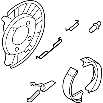 Ford 8C2Z-2209-A Brake Assembly, Rear