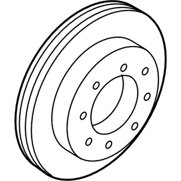 Ford 8C2Z-2C026-C Rotor, Rear