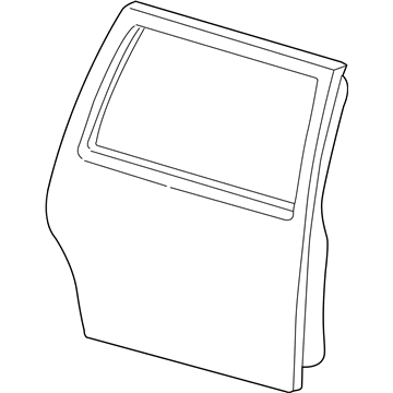 Ford 5F2Z-1724623-AA Door Shell, Driver Side