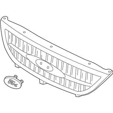 Ford 3F2Z-8200-AA Grille Assembly, Front