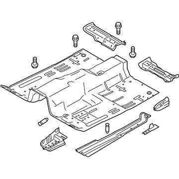 2022 Ford Mustang Floor Pan - FR3Z-6311135-A