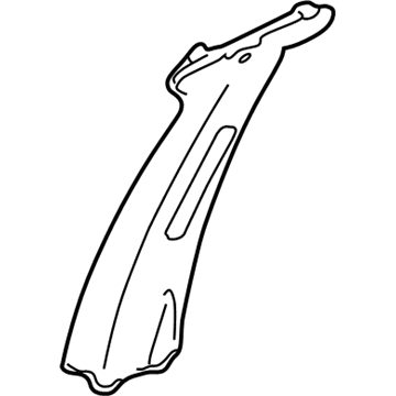 Ford 3F1Z-5424356-AAB Center Pillar Trim, Passenger Side