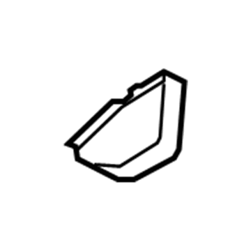 Ford F7UZ-15020A16-AD Side Reinforcement, Passenger Side