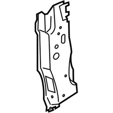 Ford FL3Z-1602542-A Hinge Pillar Reinforcement