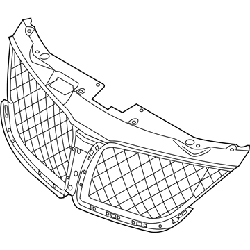 Ford BA1Z-8A284-A Reinforcement, Front