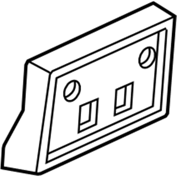 Ford 3W1Z-17A385-AAB License Bracket, Front
