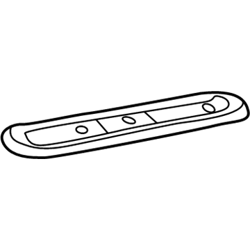 Ford 6W1Z-5413228-AAA Rear Sill Plate, Charcoal, Passenger Side