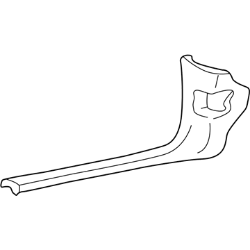 Ford 6W1Z-5402344-AAA Cowl Kick Panel, Charcoal, Passenger Side