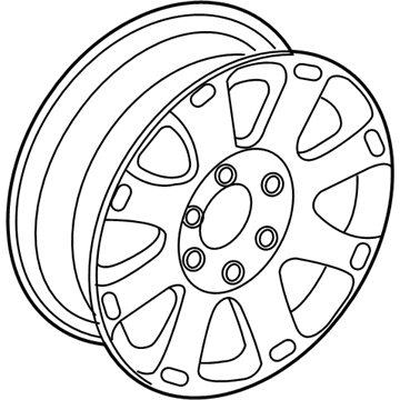 Lincoln Mark LT Spare Wheel - 7L3Z-1007-B
