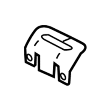 Ford 8F9Z-74613D10-A Seat Belt Guide, Rear Center