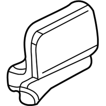 Ford XL5Z-1367517-AAE Cover Assembly, Tan, Rear Inner Driver Side