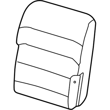 Ford 2C7Z-7860136-AAB Seat Back Assembly