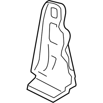 Ford F8AZ-5422842-AA Hinge Reinforcement, Lower Passenger Side