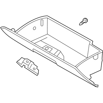 Mercury Montego Glove Box - 5F9Z-74060T10-AAD