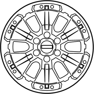 Ford HL3Z-1007-D Wheel, Alloy