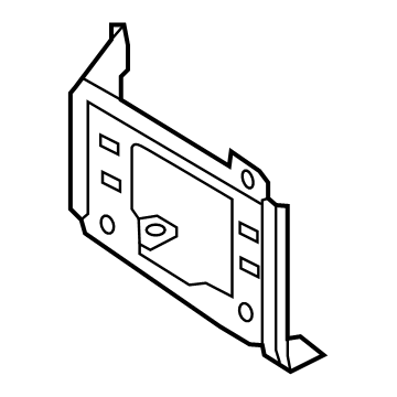 Ford HC3Z-17B984-A Mount Plate, Front Passenger Side