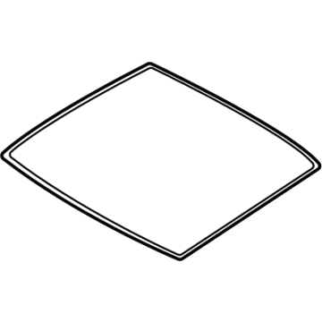 Lincoln LJ6Z-5451884-A Glass Weatherstrip