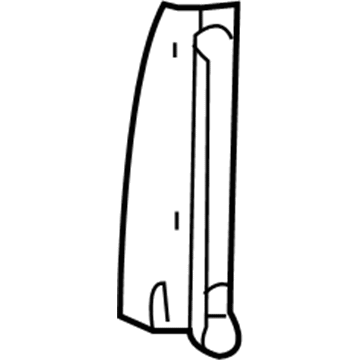 Ford 9C3Z-9941038-A Rear Pillar, Passenger Side