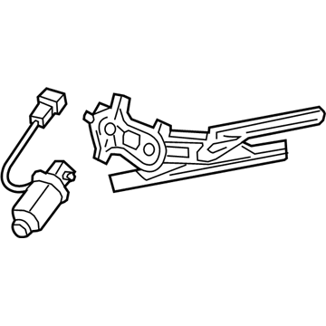 Ford CC3Z-2627001-D Window Regulator, Rear Driver Side