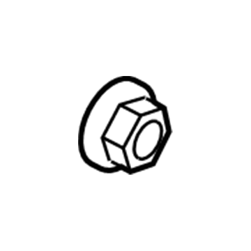 Mercury -W709361-S441 Impact Bar Nut